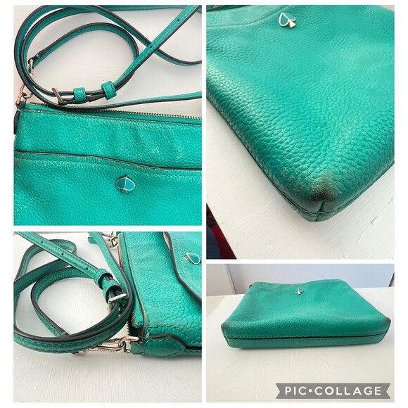 Kate Spade Teal Polly Small Swing Bag - Picture 4 of 8